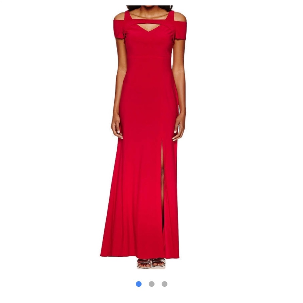 Night way Cold Shoulder Key Hole Cut Out dress